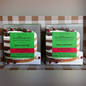 NEW B&BW Vanilla Bean Noel 4 TOTAL wallflower refills